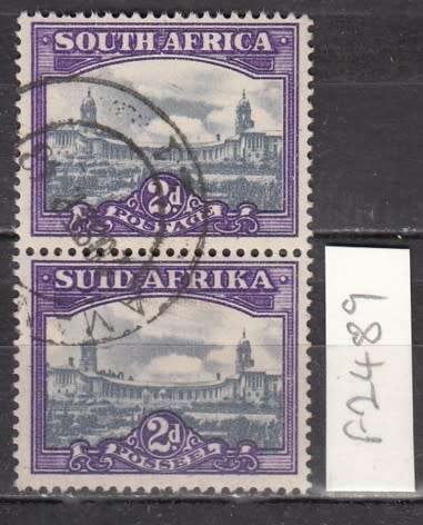 Union Pair of 2d Union Building Stamps