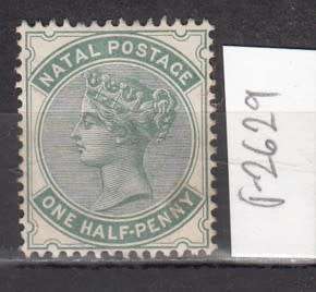 Natal One Half Penny Stamp (QV)