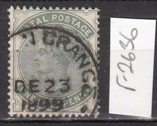 Natal One Half Penny Stamp Partial `GRANGE` Post Mark Dated DE 23 1899 (QV)
