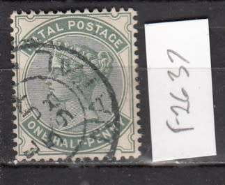 Natal One Half Penny Stamp Partial `NATAL` Post Mark (QV)