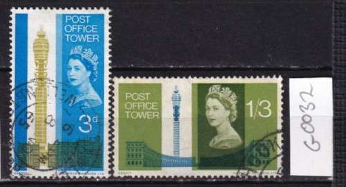 GB Two Opening of Post Office Tower Stamps (QEII)