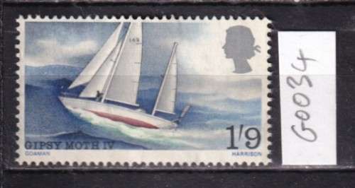 GB Single 1s 9d Sir Chichester`s World Voyage Stamp Mint (Face Value R 2.00+)