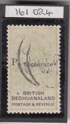 British Bechuanaland 1888 1s Stamp Missing "o" in Protectorate Ultra Rare Item Cat Value R 60 000.00