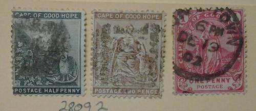 COGH Group of Three Stamps.
