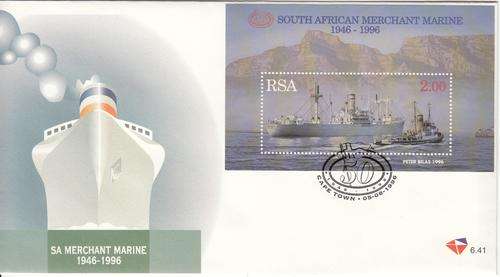 RSA FDC No. 6.41 SA Merchant Marine 1946 - 1996