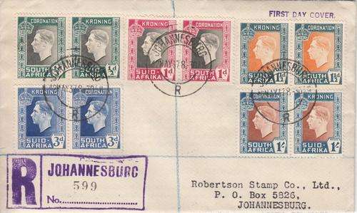 Union FDC Corronation KGVI