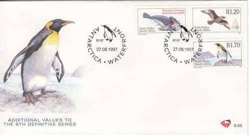 RSA FDC No. 6.65 Additional Values to the 6th Definitive Series