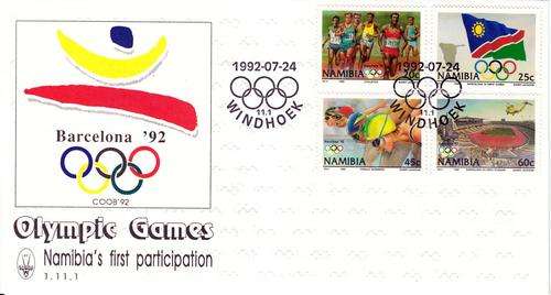 Namibia FDC No. 1.11.1 Olympic Games