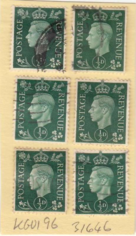 GB Group of Six KGVI Stamps (KGVI 96)