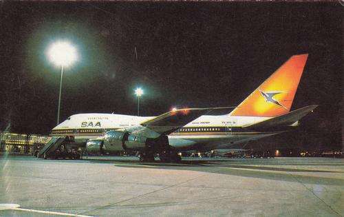 RSA Post Card SAA Boeing 747 -Louis Botha Airport (Unused)