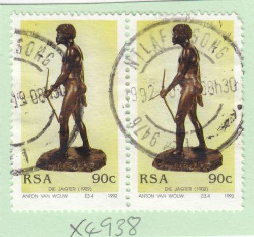 RSA Pair of 90c Commerative Stamps. As Image.