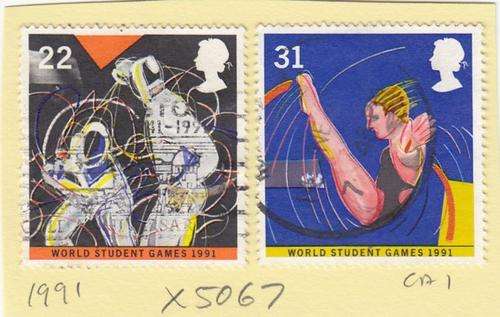 GB Two Sport Type Stamps. As Image.