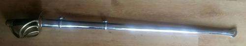 French heavy  cavalry sword  1819 with parade scabbard complete all markings on blade and guard.