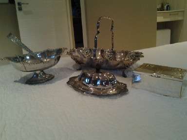 Wonderful silverplated items! Look!!! all for 1 bid!!