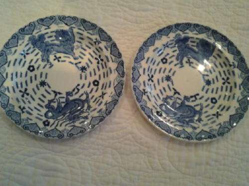2 X BEAUTIFUL SPODE BURNS PATTERN PLATES. NO DAMAGE