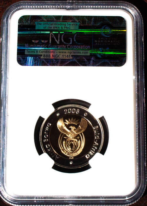 2008 Mandela 90th Birthday PF 70 ULTRA CAMEO