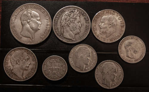 Various old high content silver coins - Batch 2