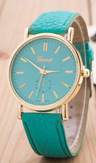 Geneva Ladies fashion Watch Mint Green