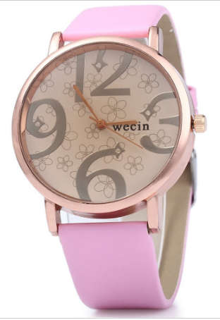 Wecin Big  Numbers watch Black