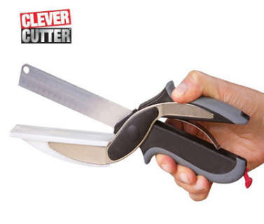 Clever Cutter 2-in-1 Knife & Cutting Board Scissors