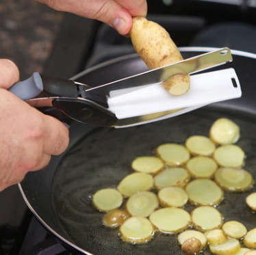 Clever Cutter 2-in-1 Knife & Cutting Board Scissors
