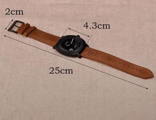 Curren Men's Leather Watch Black