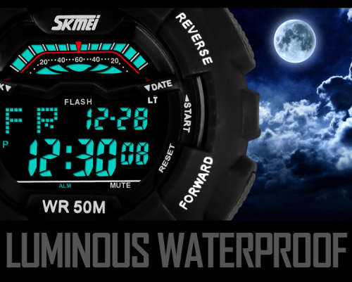 Skmei men's Digital watch Military Green