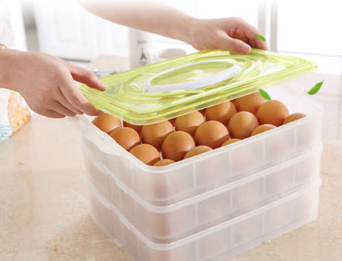 Egg Storage Box Yellow