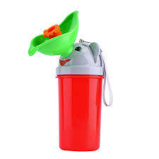 Kids Portable Travel Urinal Red -Girls