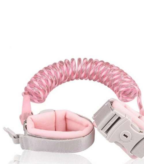 Kids safety wrist link with lock