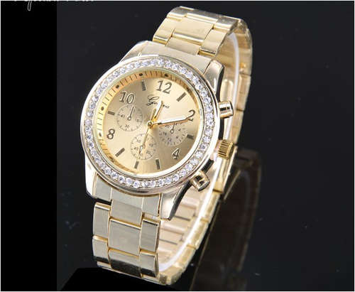 Geneva Women's fashion watch  GOLDEN