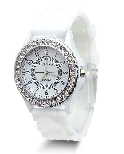 Geneva women's watch WHITE