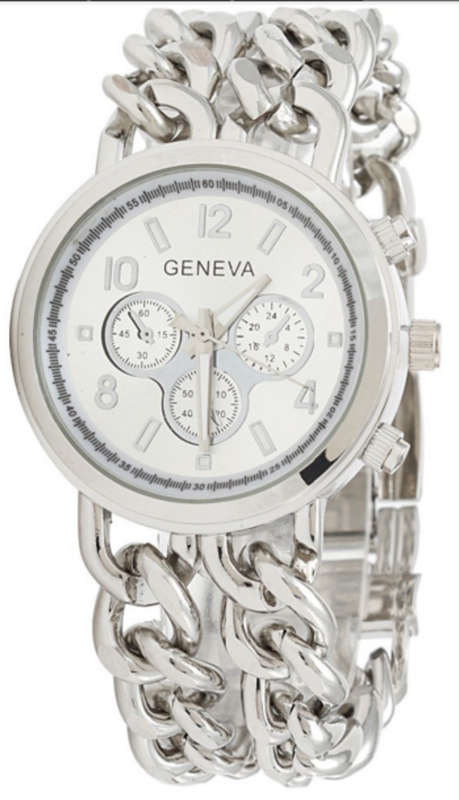 Bracelet watch Silver