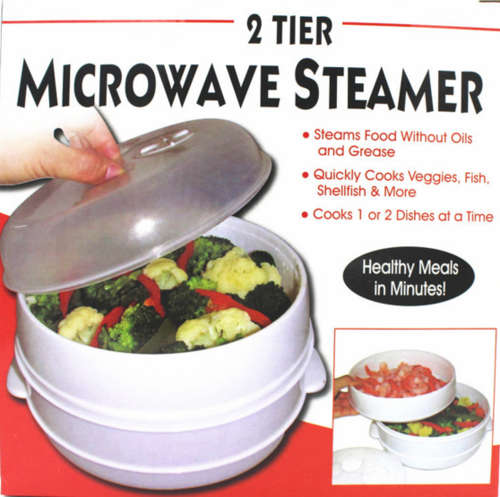 Handy gourmet 2-tier Microwave Steamer