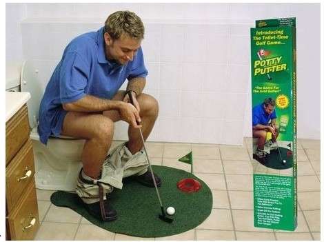 Potty Putter Toilet Golf