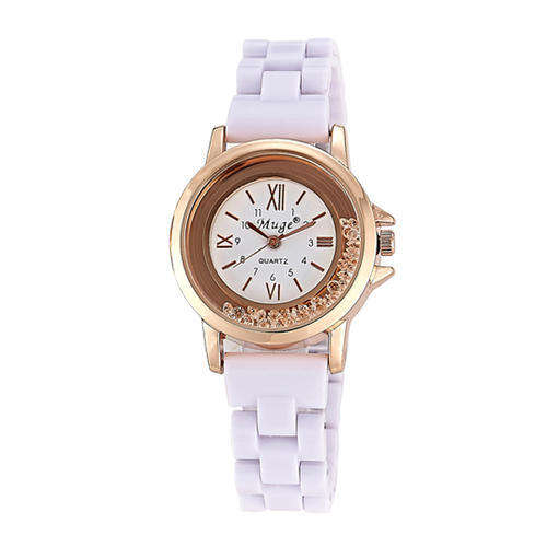 Muge Ladies Fashion Watch  white
