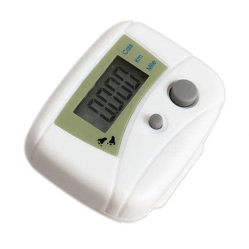 2014 LCD Run Step Pedometer Walking Distance Calorie Counter Passometer White