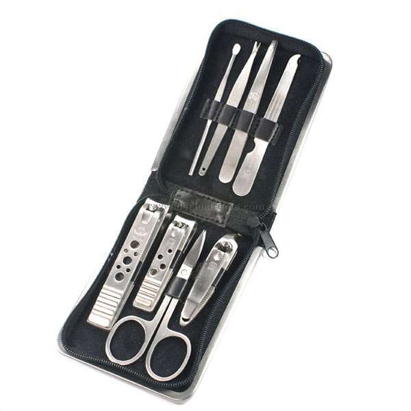 50 UP FOR SALE!!! 8 Piece Manicure set stainless steel, good quality!!! NEW!!!