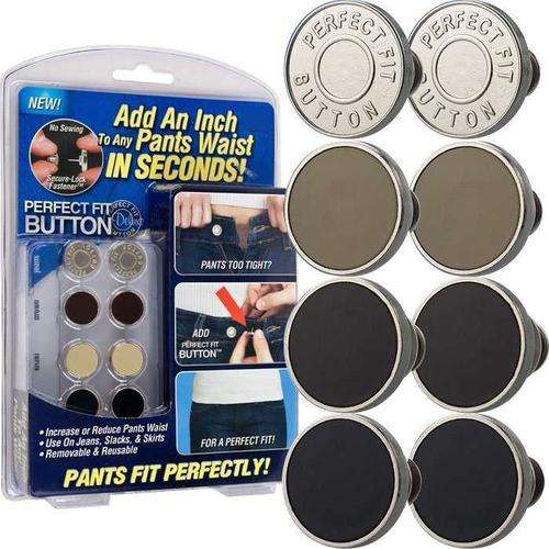 Perfect Fit Button Set of 8 - Extend your Pants Waistline!!! NEW!!!
