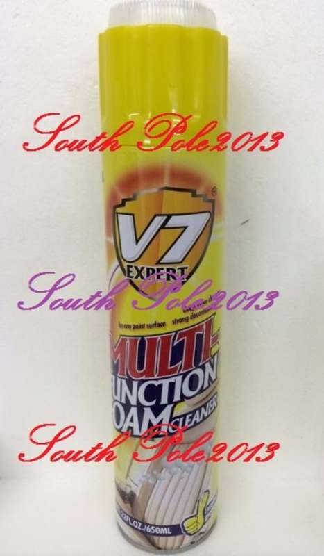 V7 Multi-Purpose Foam Cleaner with Brush Caps 650ML