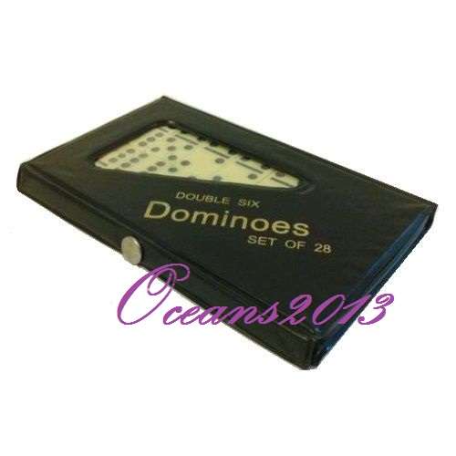 New Double Six Dominoes Set Of 28 Pcs Hobby Game