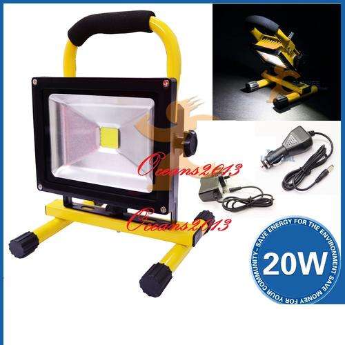 20W Rechargeable Camping Lamp Epistar LED Flood Light