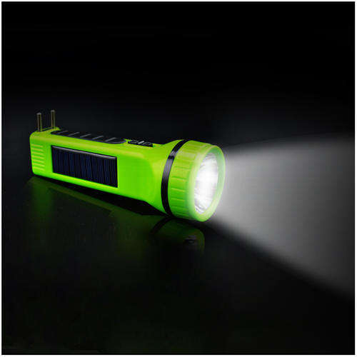 Solar Rechargeable LED Super Capacity Camping Torch Light