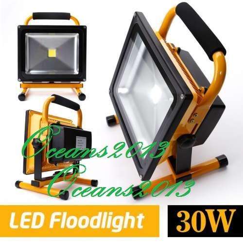 30W Rechargeable Camping Lamp Epistar LED Flood Light
