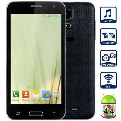 Dual Core, Mini S5, Android 4.4 Unlocked Phone, 4.5 inch WVGA Screen