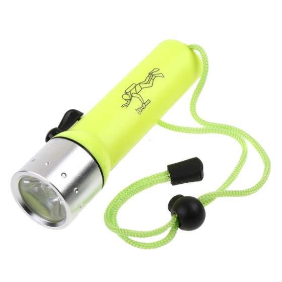 LED Submarine Light Diving Flashlight Underwater Torch Waterproof CREE Q5 Lamp