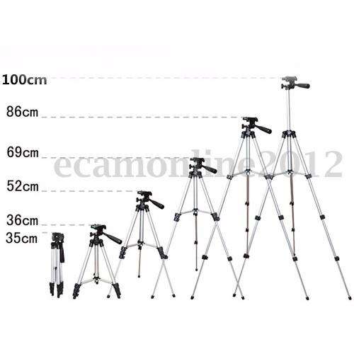 TF-3110 Metal Extendable Tripod Stand Monopod For Canon SONY Camera Camcorder