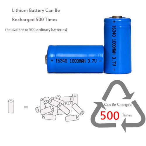 LC 16340 Rechargeable Battery 3.7V