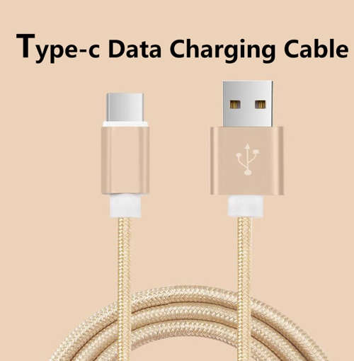 100CM USB Type-c Line and Metal Plug Fast Charging Cable for Huawei P9,Macbook,LG G5,Samsung