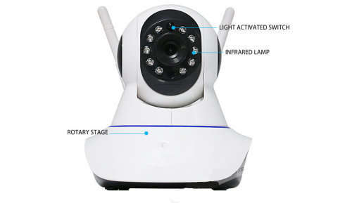 HD 720P Wifi home security camera HD Cctv Camera P2P camera TF card Double Wireless IP Camera